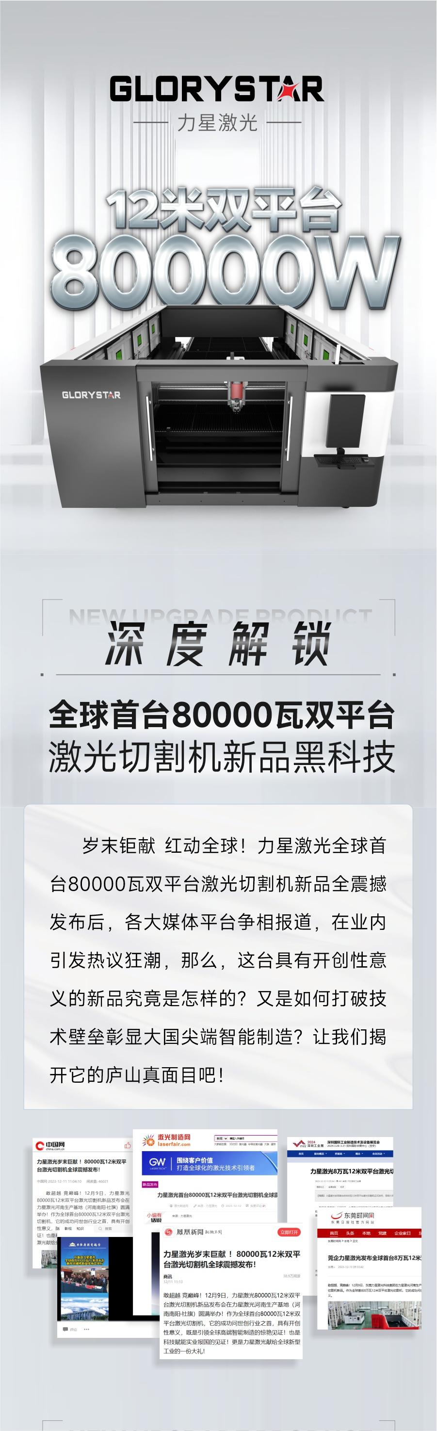 深度解鎖：全球首臺80000瓦雙平臺激光切割機(jī)新品黑科技！