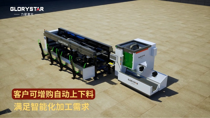 1000W-6000W雙卡盤激光切管機(jī)，高效智能管材加工